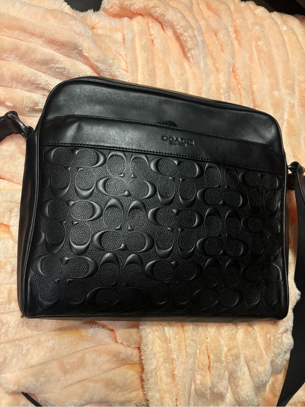 Coach Leather Messenger Bag